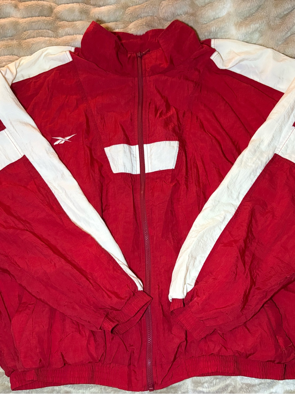 Vintage Reebok Red Matching Tracksuit 2 Piece Set